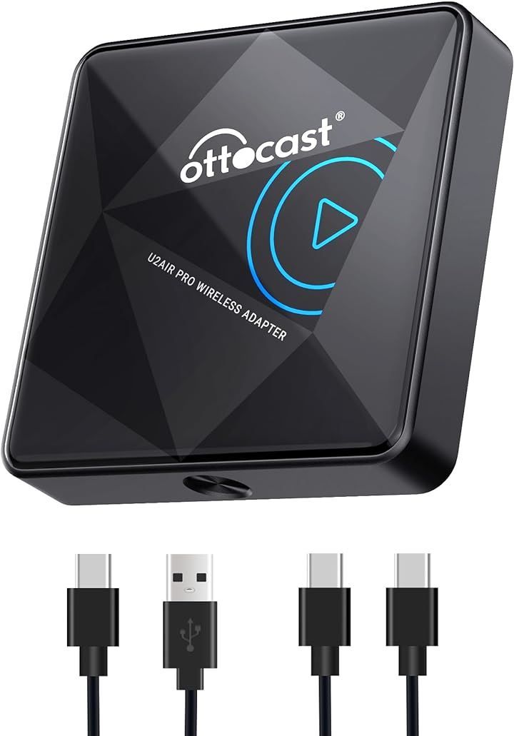 OTTOCAST 無線 CarPlay U2-AIR Pro ワイヤレス カープレイ アダプター Apple CarPlayワイヤレス化 技適取得済み品