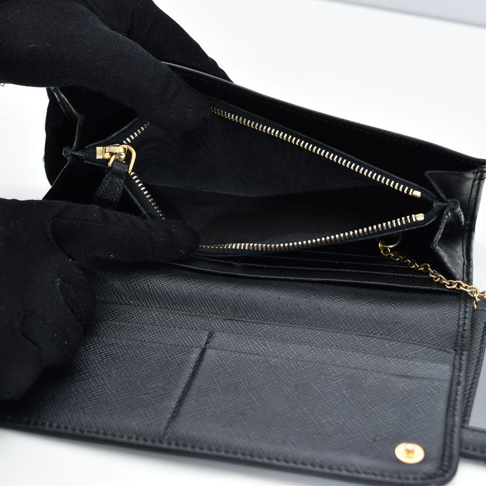 中古USED PRADA レディース 長財布 サフィアーノ 1MH132 1465650 中古USED PRADA レディース 長財布 サフィアーノ 1MH132 1465650