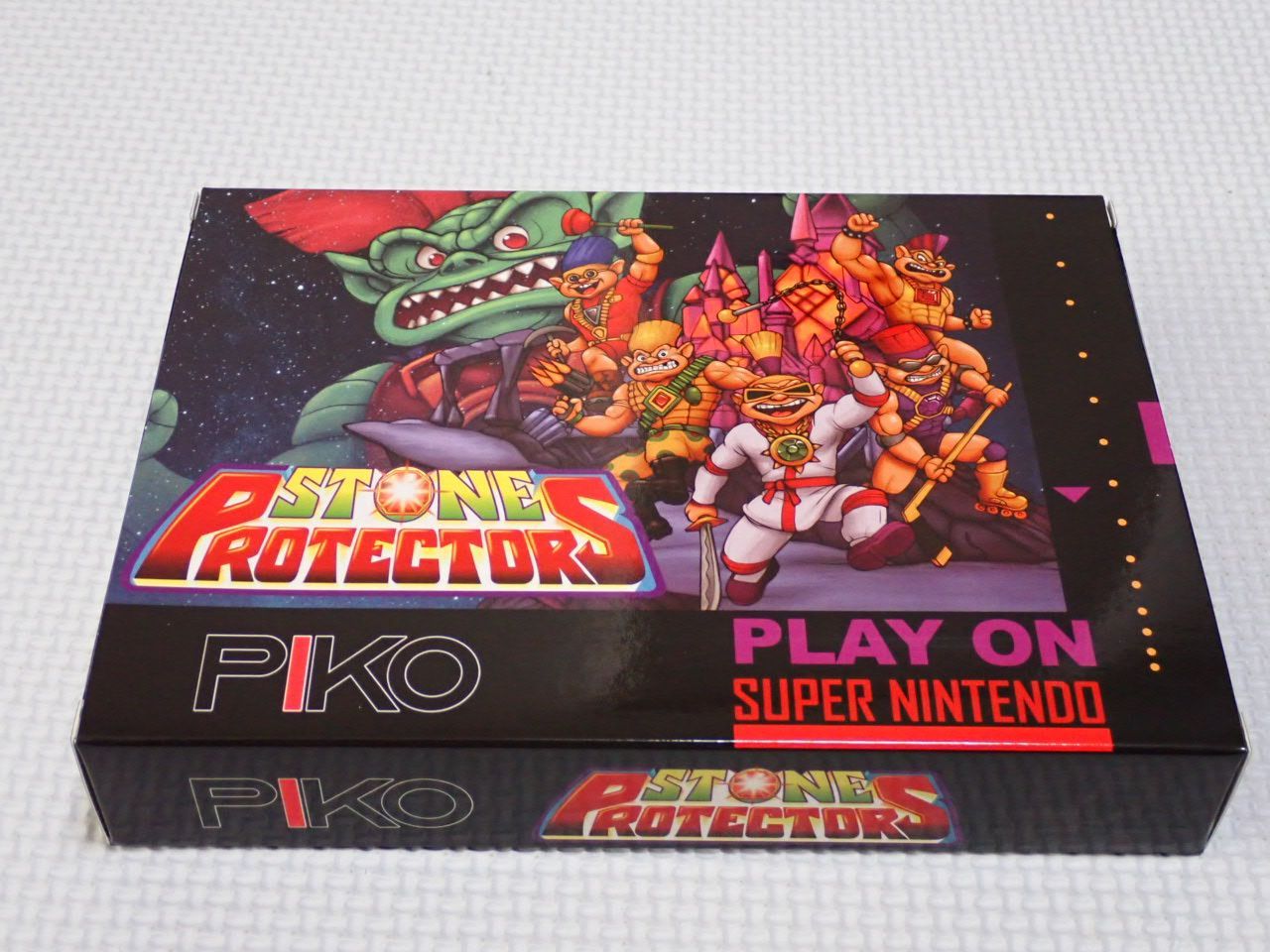 SFC STONE PROTECTORS SNES 海外版 北米版 説明書付 ソフト付 動作 済
