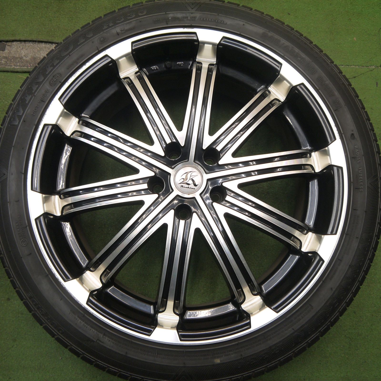 4本価格！21年☆KASHINA V1 245/45R20 ウィンラン R330 カシーナ 20 