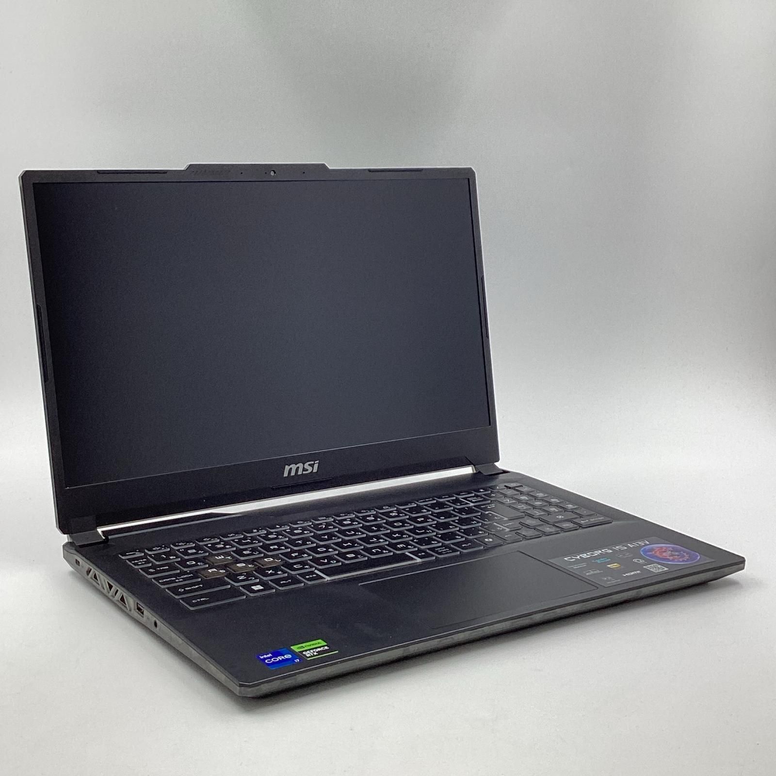 MSI Cyborg-15-A13VFK-1002JP i7-13620H 16GB M.2 SSD 512GB RTX 4060  