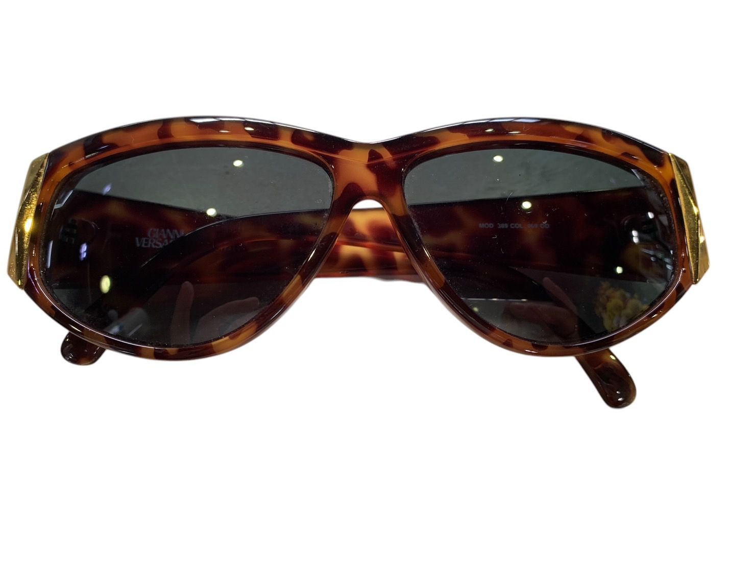 1758 GIANNI VERSACE ジャンニヴェルサーチェ サングラス 389COL859 中古