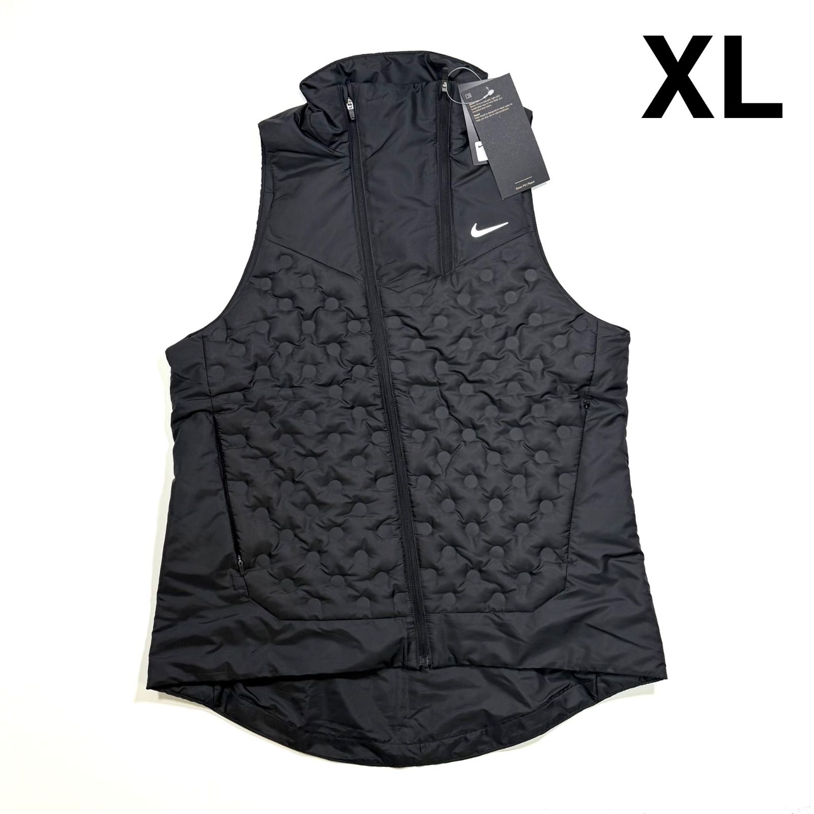 XL ナイキ Therma-FIT ADV レペルエアロロフト ウィメンズランニングベスト ブラック 黒 FB7607-010