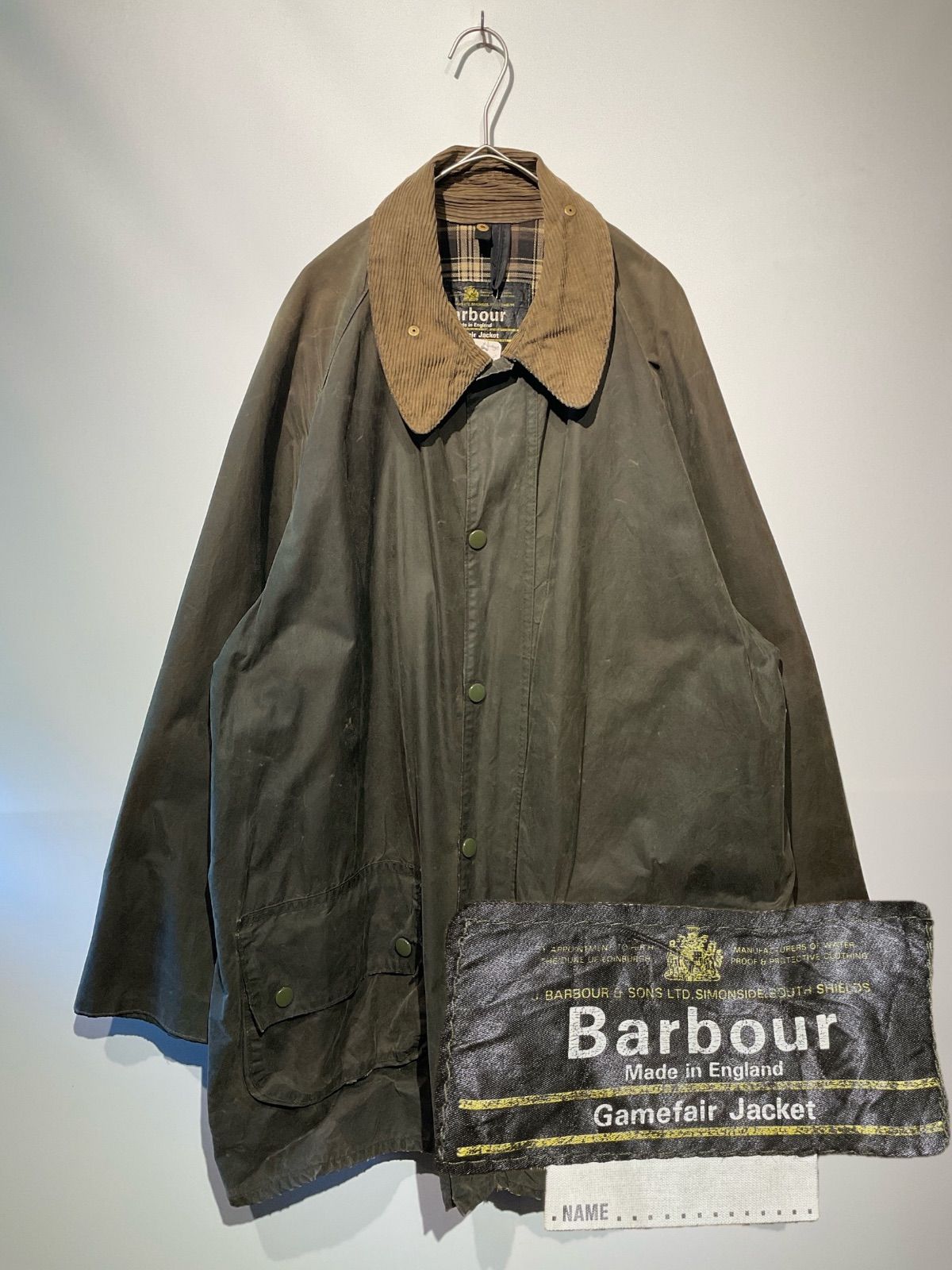 ⭐︎ 1974~1982 “BARBOUR” Gamefair oiled jacket 1warrant
