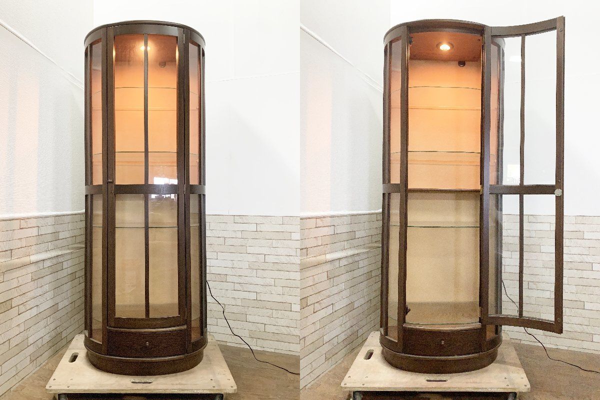 KUWAYA 久和屋 樹里 ハイキュリオ ガラスキャビネット キュリオケース