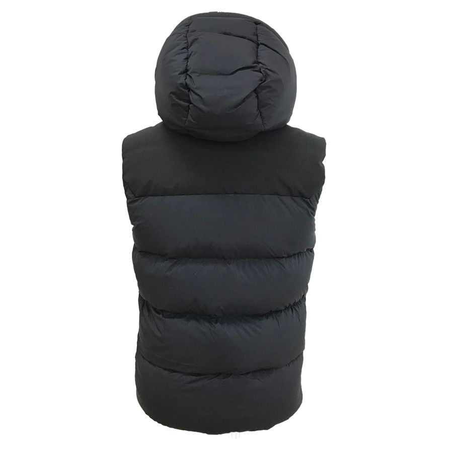MONCLER モンクレール ブラック フード付き ダウン ベスト モンクレール MONCLER ダウンベスト フード着脱可 G20911A00166