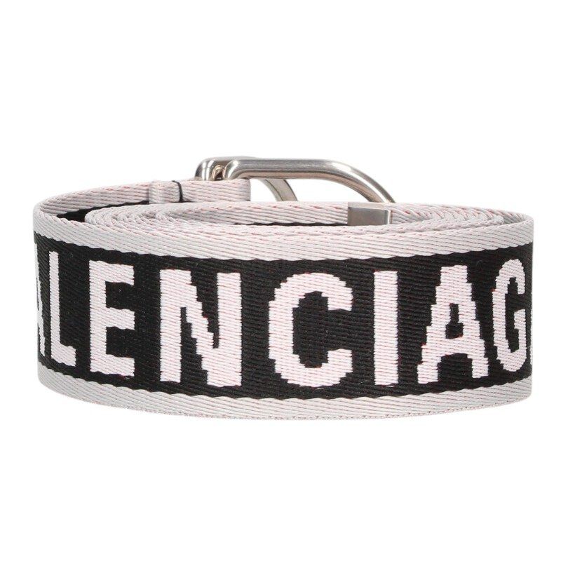 BALENCIAGA バレンシアガ D RING ベルト ロゴベルト ホワイト 【公式通販】