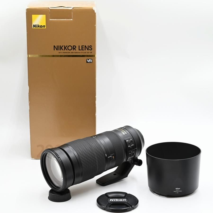 極上品】Nikon ニコン 望遠ズームレンズ AF-S NIKKOR 200-500mm f/5.6E ED VR #1622 - メルカリ