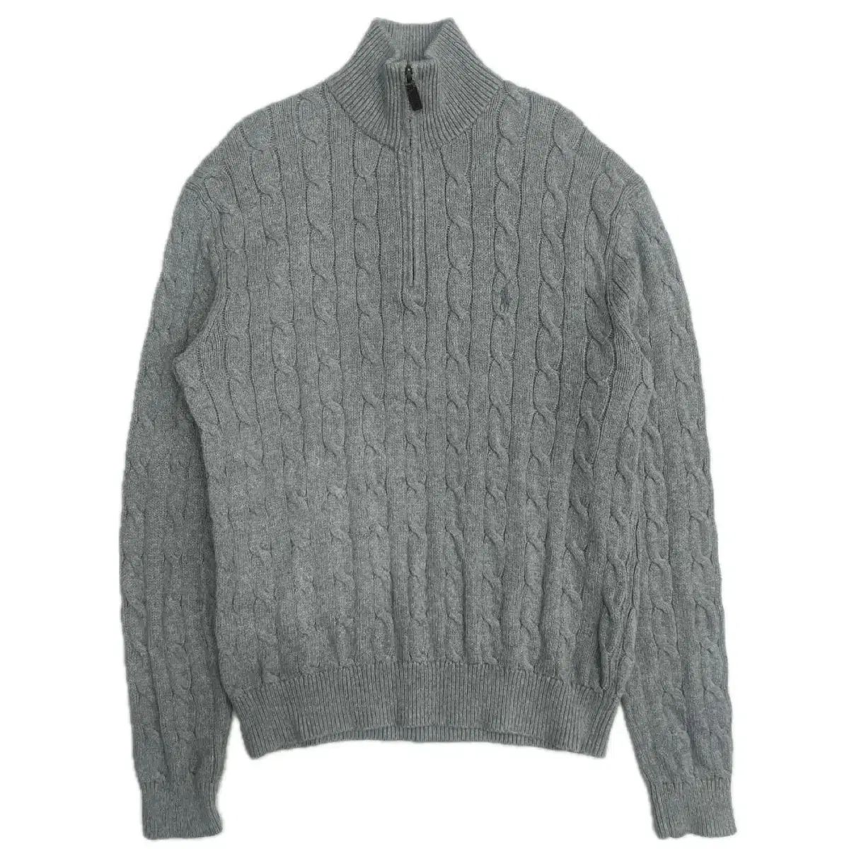 【雷市場（ポンジャン）商品韓国直送】 ポロ Ralph Lauren(ラルフローレン) ケーブル ケーブル編み ハーフジップアップ ハーフジップ ニット セーター s 実寸 100 L