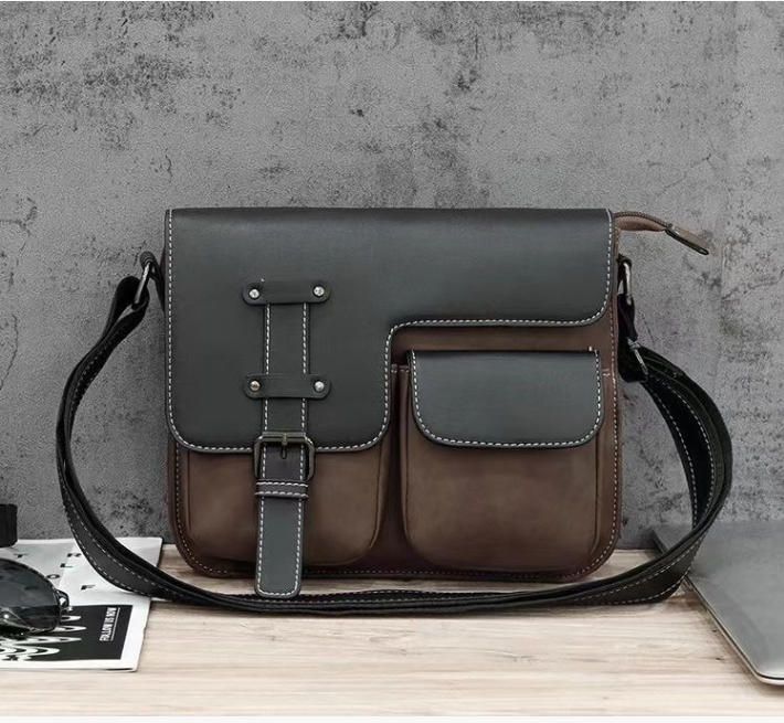 新入荷 牛革メンズバッグ 本革 レザー ショルダーバッグ 通学 通勤 斜め掛けバッグ メッセンジャーバッグ ビジネスバッグ