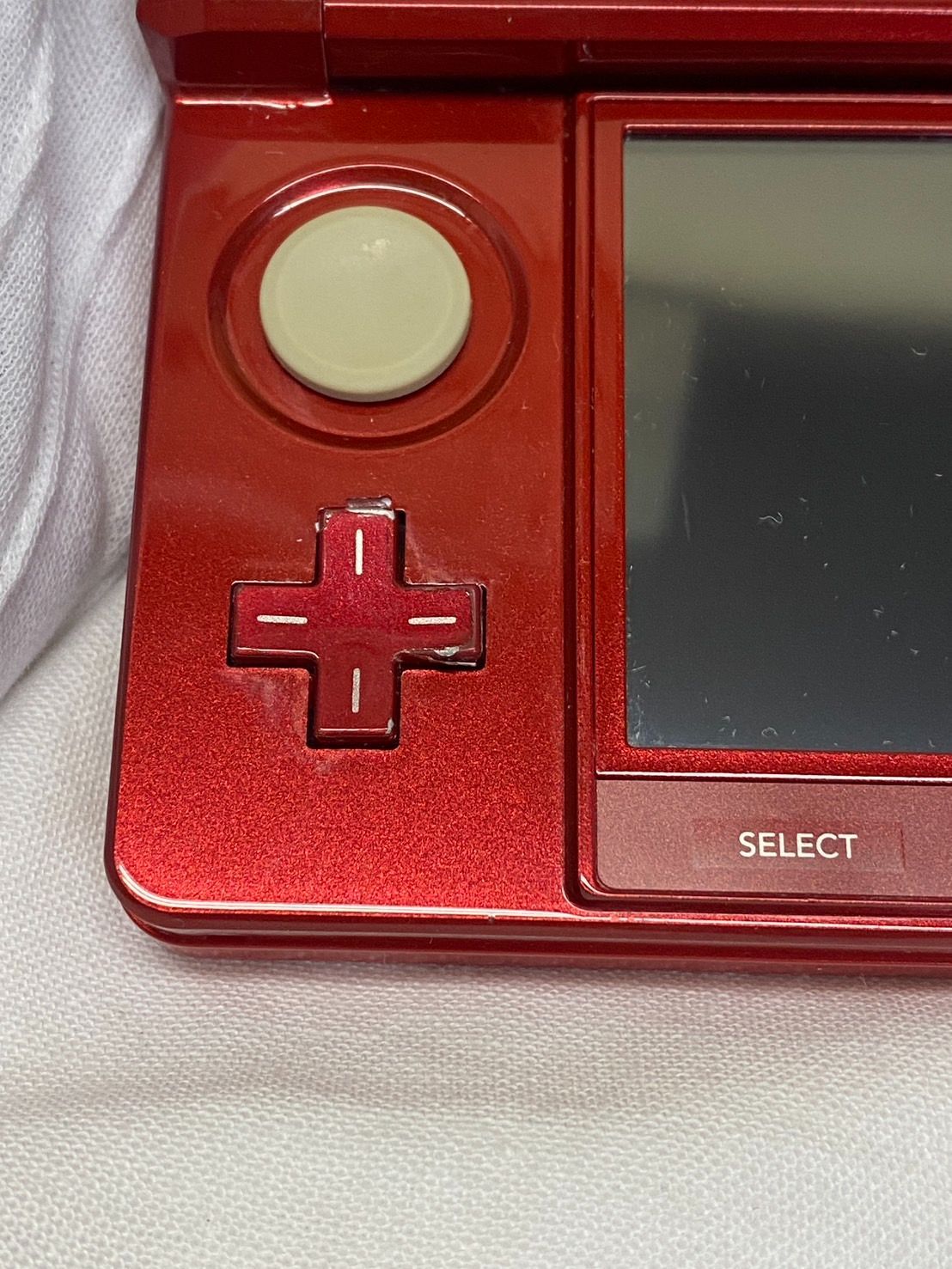 Nintendo 3DS レッド 本体のみ　ジャンク扱い 動作未確認・付属品完備】ニンテンドー3DS レッド 本体セット