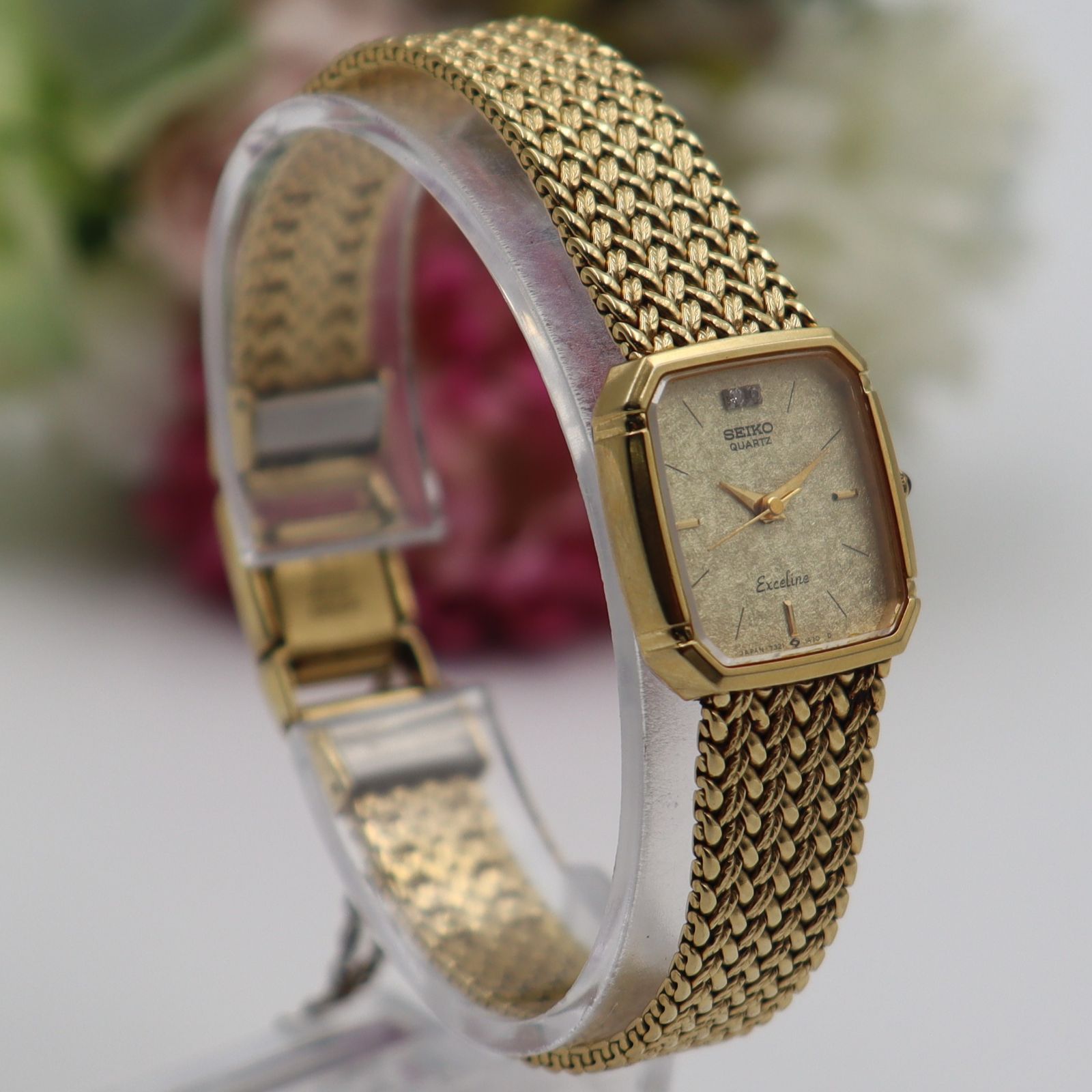 電池新品 SEIKO セイコー エクセリーヌ 7321-5910 クォーツ