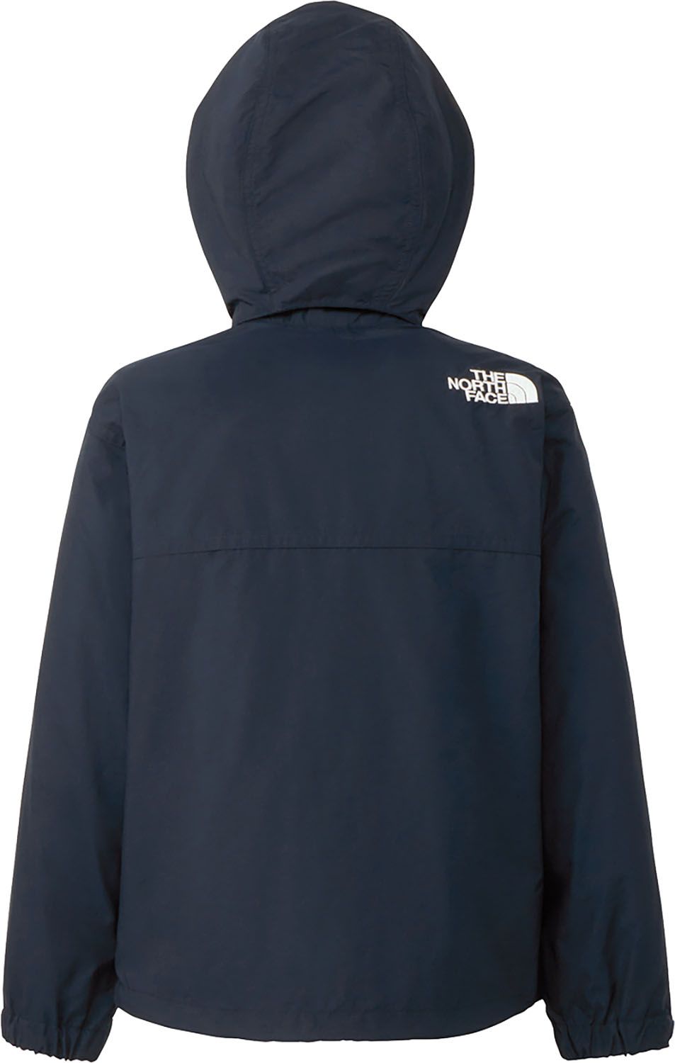 ザ ノース フェイス THE NORTH FACE アウトドア コンパクトジャケット 子ども服 ウィンドブレーカー アウター 上着 軽い はっ水 シンプル フード 取り外し 普段使い 外遊び キャンプ 記名ラベル UN アーバンネイビー