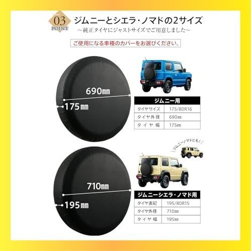 175/80R16 jb64 スペアタイヤ 純正タイヤカバー