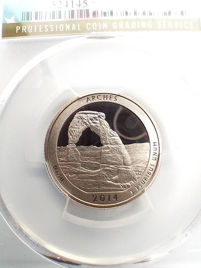 【５枚組】PCGS PR69DCAM 2014 S アメリカ・ザ・ビューティフル 5枚セット】PCGS PR69DCAM 2014 S アメリカ・ザ