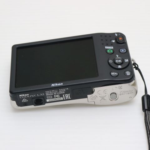 新品同様 COOLPIX L32 シルバー 即日発送 コンデジ Nikon 本体