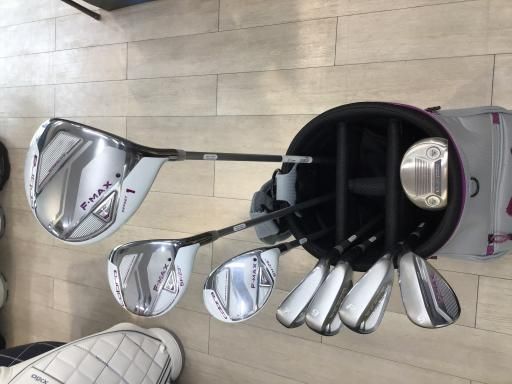 コブラ cobra F-MAX SUPERLITE 8S キャディバッグ付 レディース クラブセット CS SUPER LITE 50 フレックスL レディース 女性用 右利き 右用 Bランク ゴルフクラブ