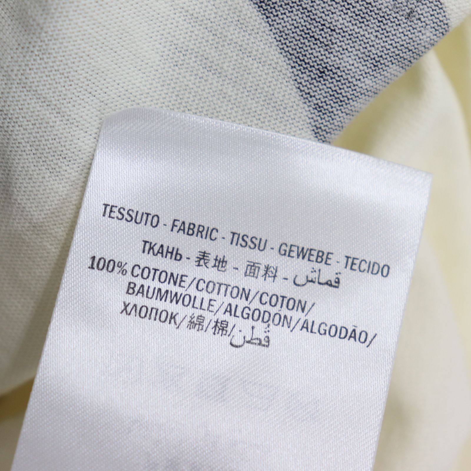 ITHTL04QQ7WO 未使用 保管品 グッチ GG インターロッキング Tシャツ 493117 デカロゴ ホワイト 半袖 メンズ XSサイズ