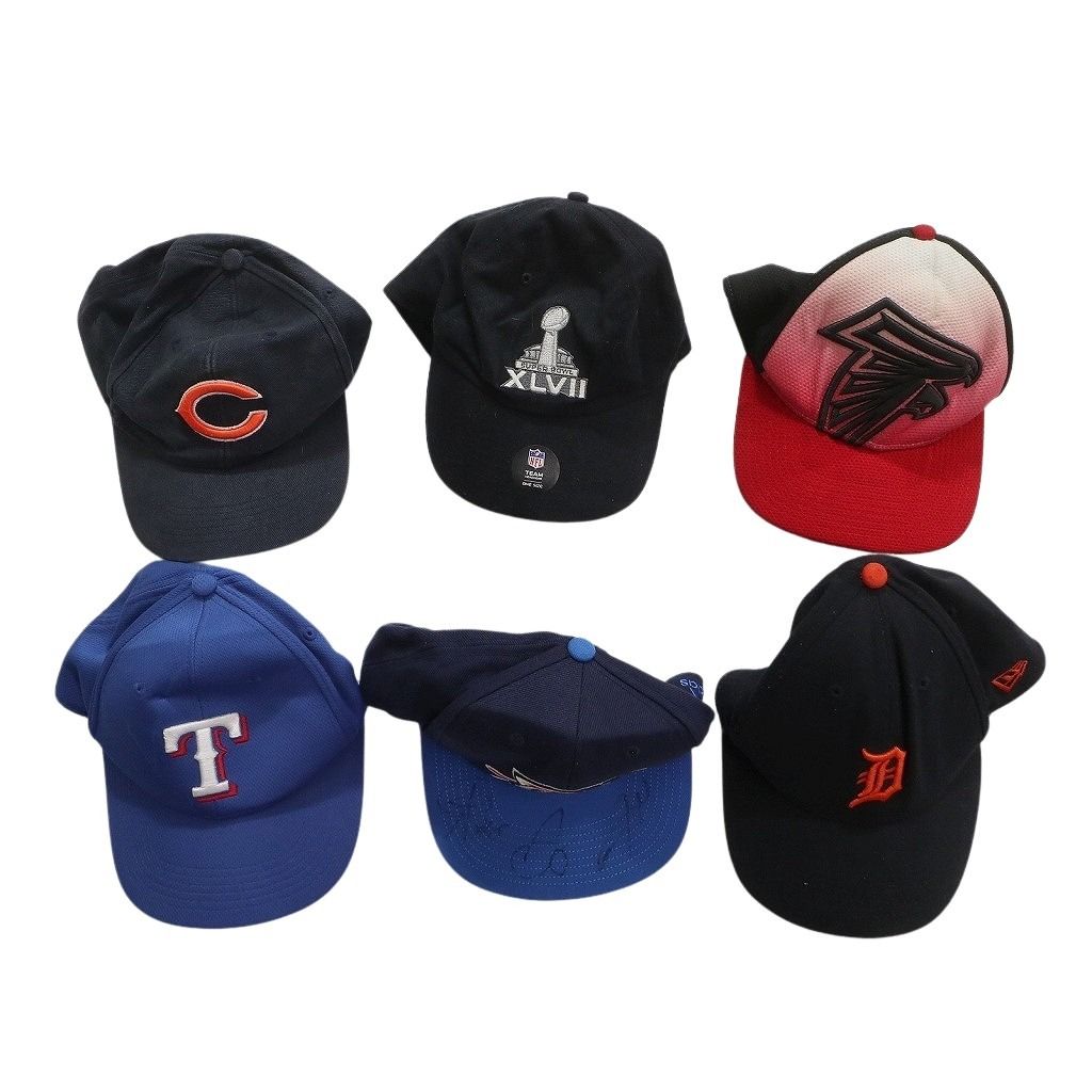 古着卸 まとめ売り プロチーム キャップ 25枚セット (メンズ ) NFL MLB 