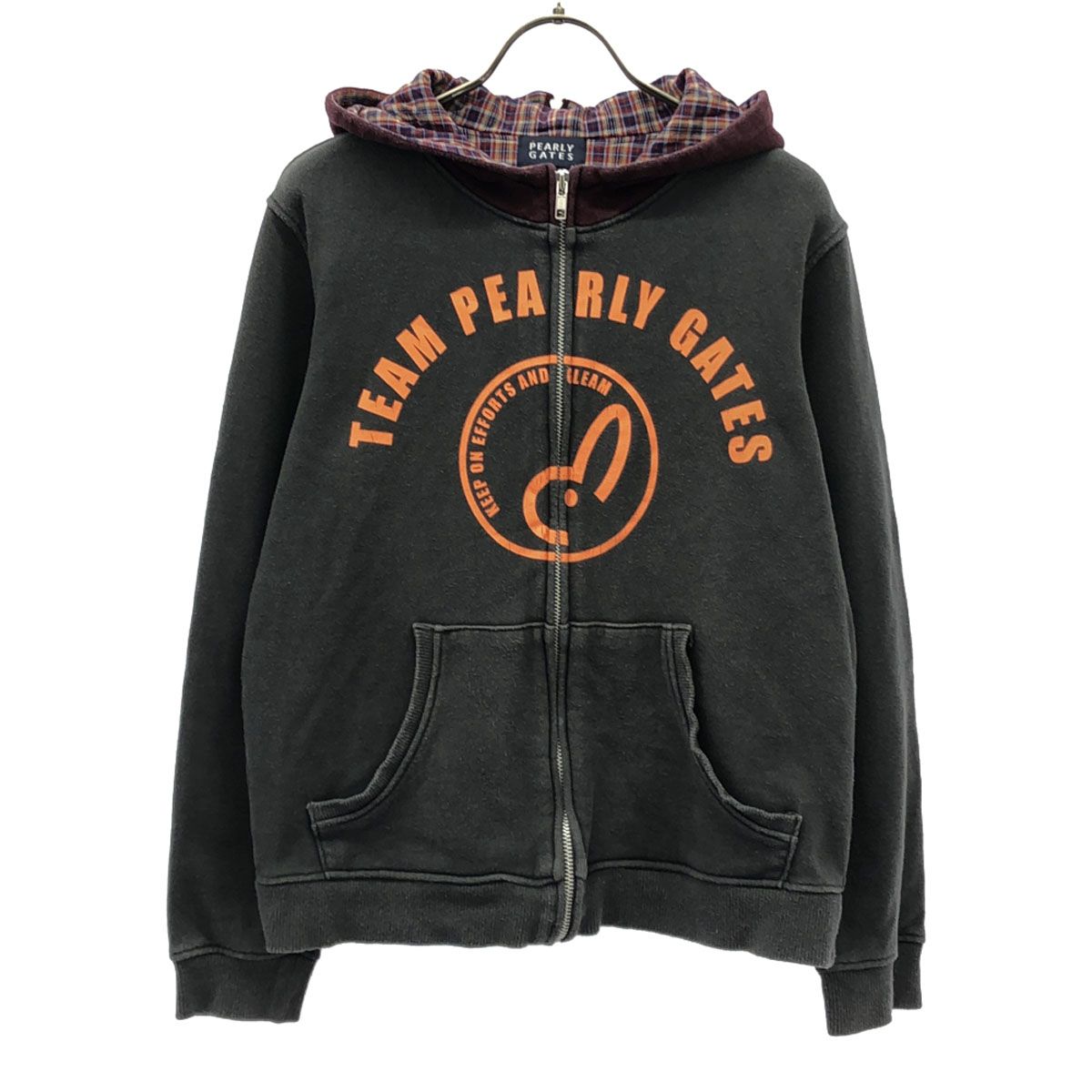 PEARLY GATES パーリーゲイツ 日本製 長袖 スウェット ジップパーカー