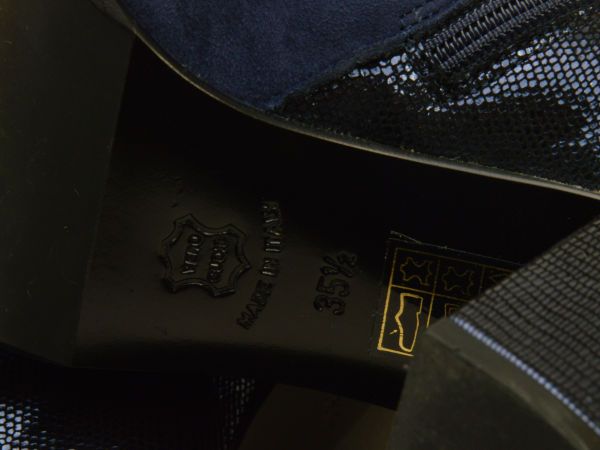 ルチェンティ LUCENTI ショートブーツ スウェード レザー 35.5サイズ  