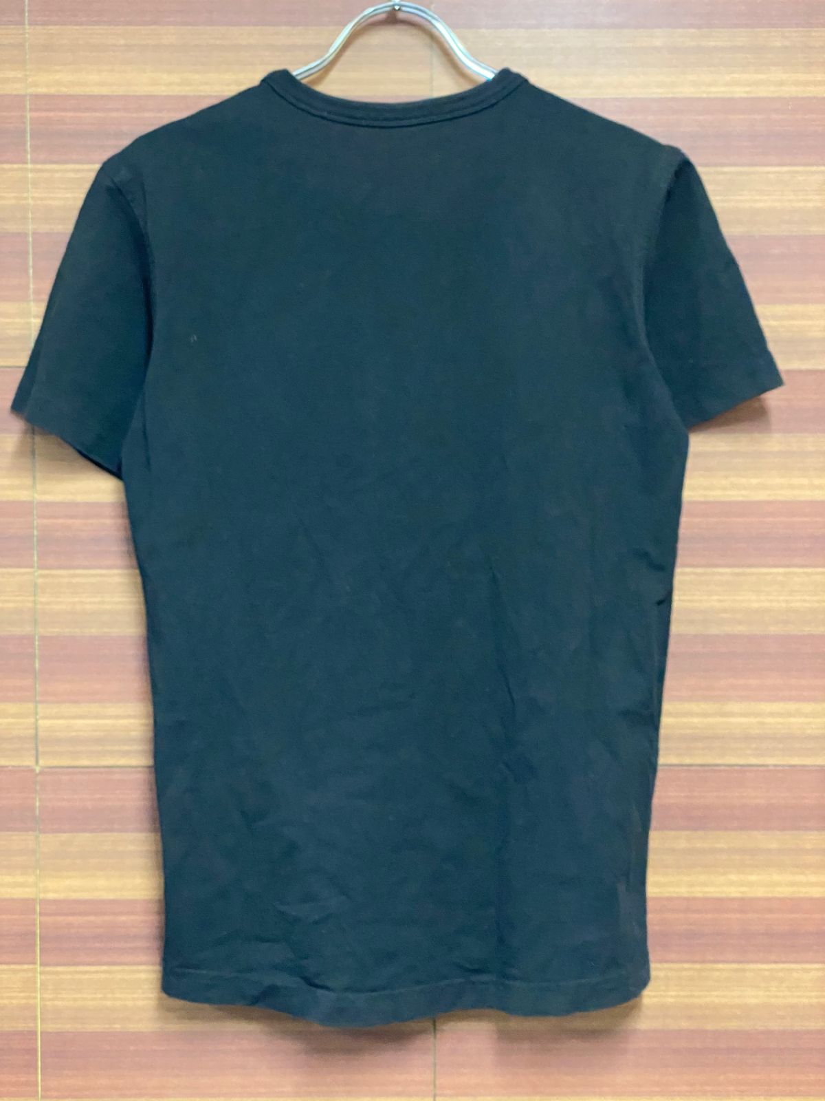 HT931 ラファ Rapha LOGO T-SHIRT 半袖 Tシャツ 黒 S ※プリント割れ