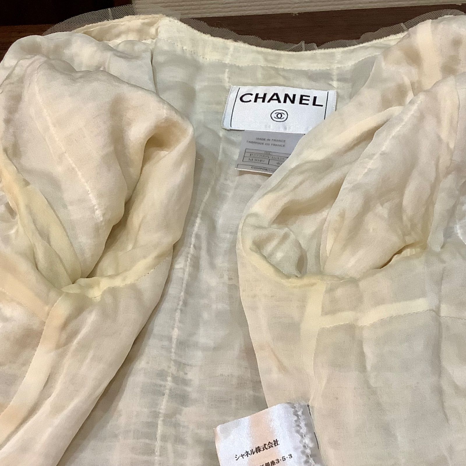シャネル CHANEL 06C カメリア コサージュ ブローチ付き