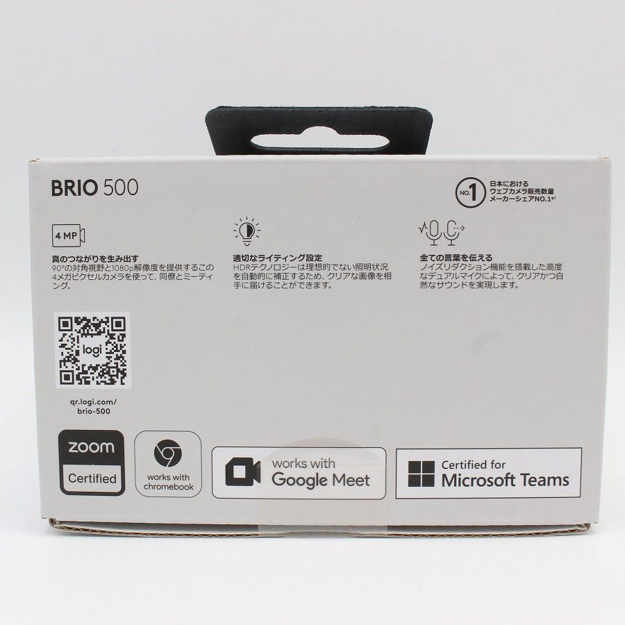 【新品・未使用・未開封品】BRIO 500 C940GR [グラファイト] 新品未開封】Logicool BRIO 500 C940GR グラファイト ウェブ
