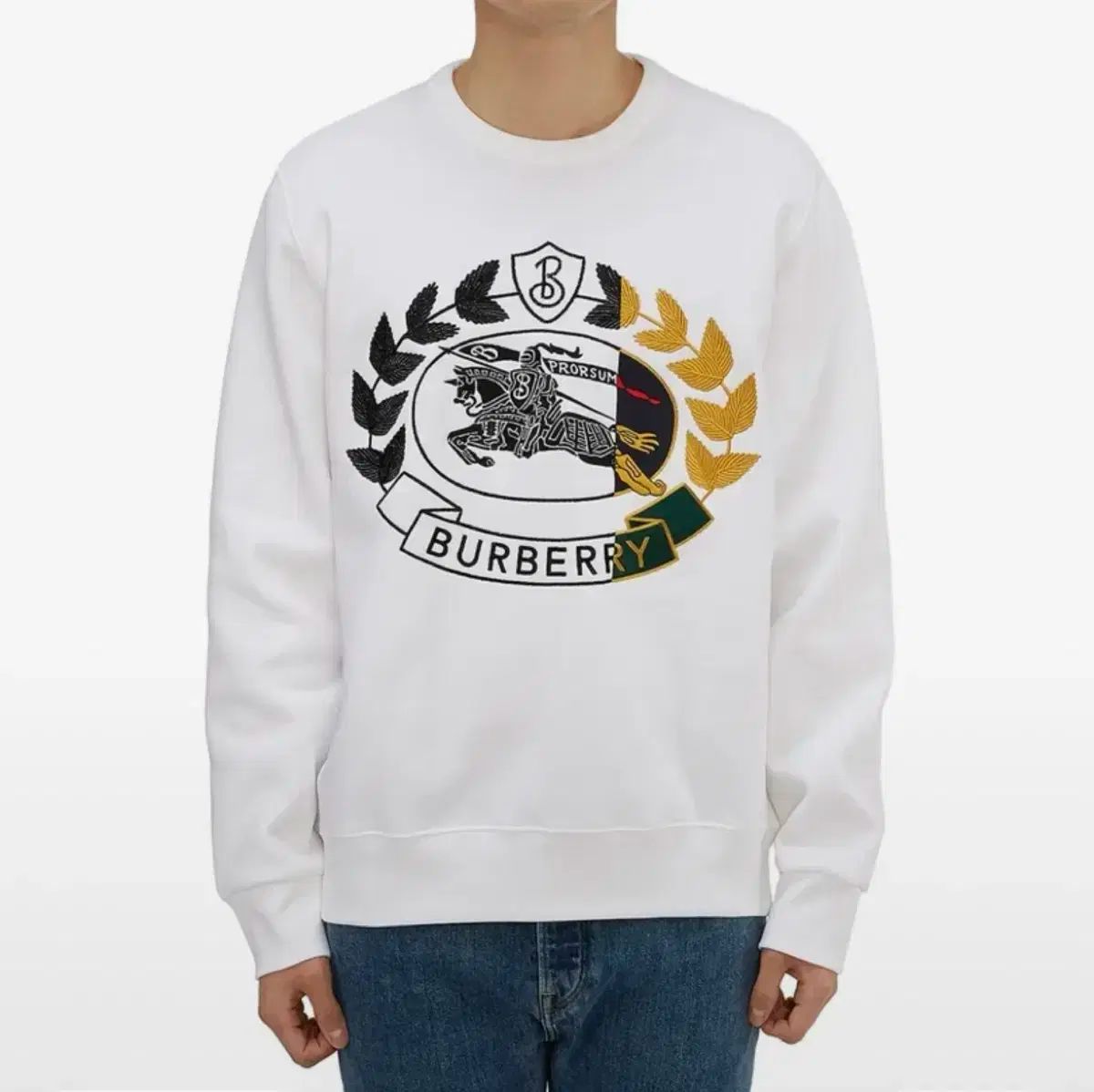 105 BURBERRY バーバリー レトロ 刺繡 あすら パーカー