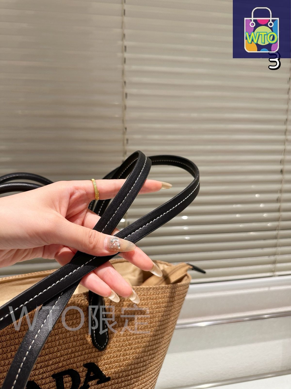 今日特価】Prada プラダ 藪編みショッピングバッグ フライング