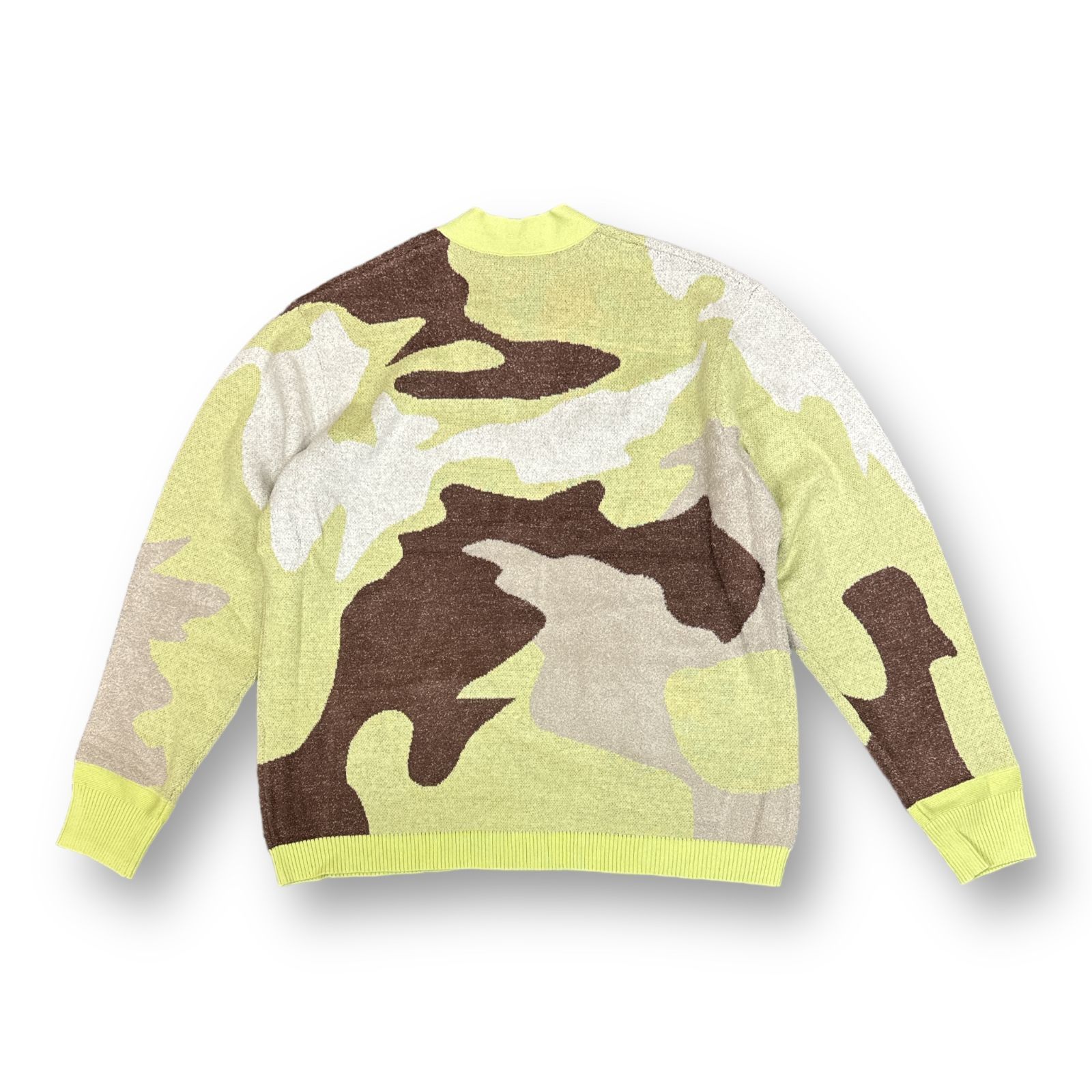 定価39600円 新品 saby WATER SURFACE PATTERN KNIT CARDIGAN 迷彩柄 