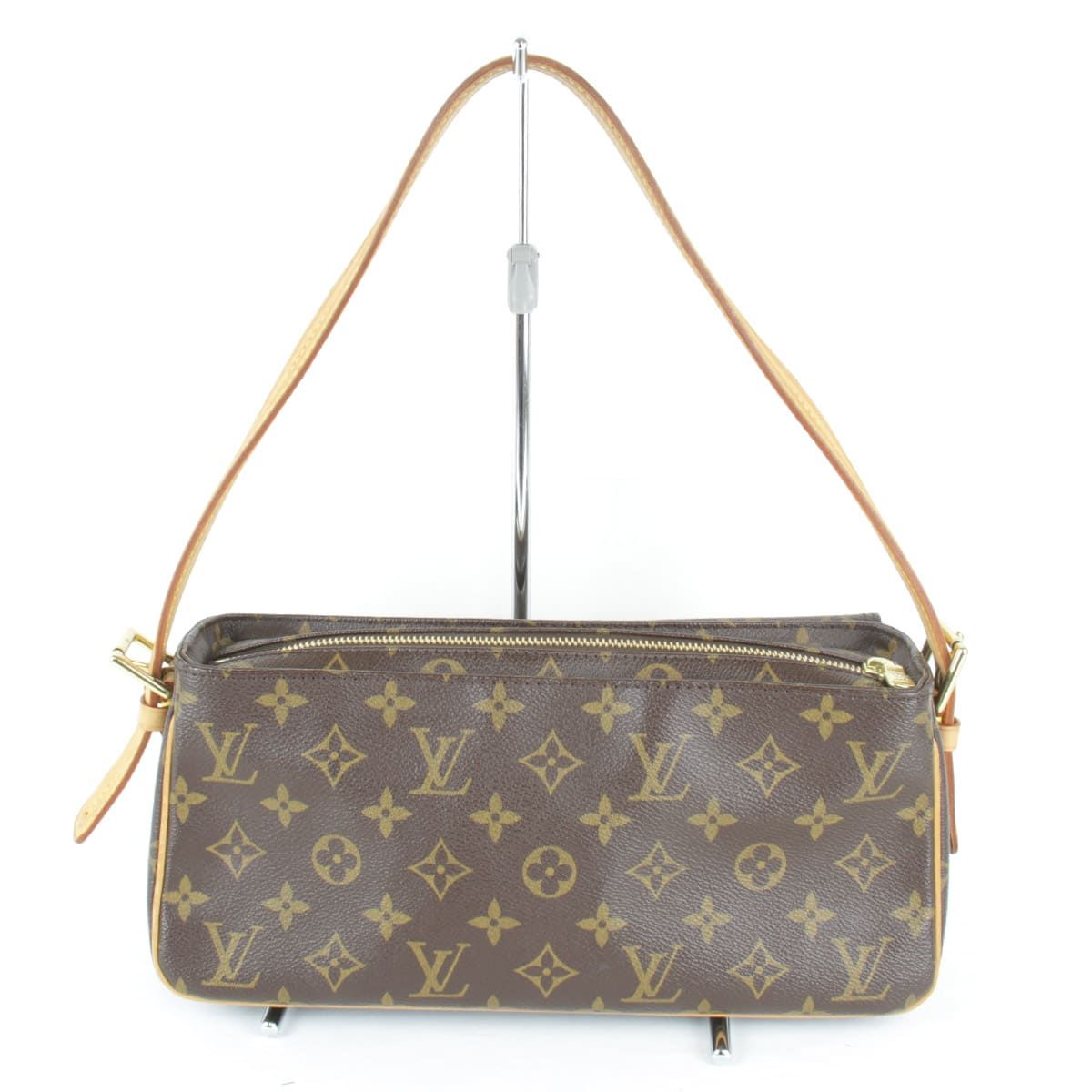 良品『USED』 LOUIS VUITTON ルイ・ヴィトン モノグラム ヴィバシテ M51163 ショルダーバッグ モノグラムキャンバス ブラウン  - ショルダーバッグ