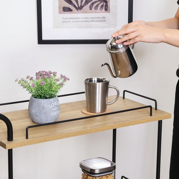 ツイストロック キッチンカート OAK NA オークナチュラル 組立品 代引不可 NEXPOTALLINN_EU