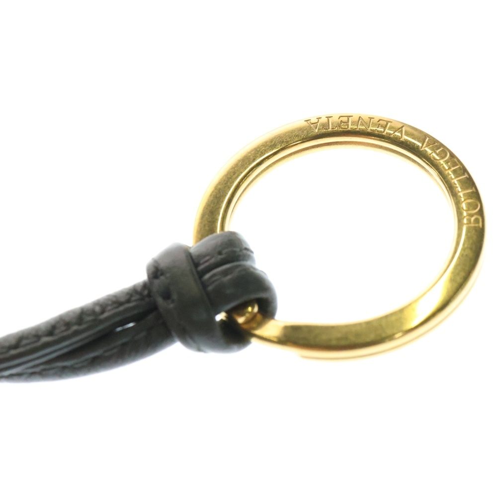 ボッテガヴェネタ イントレチャート コインケース ブラック ゴールド