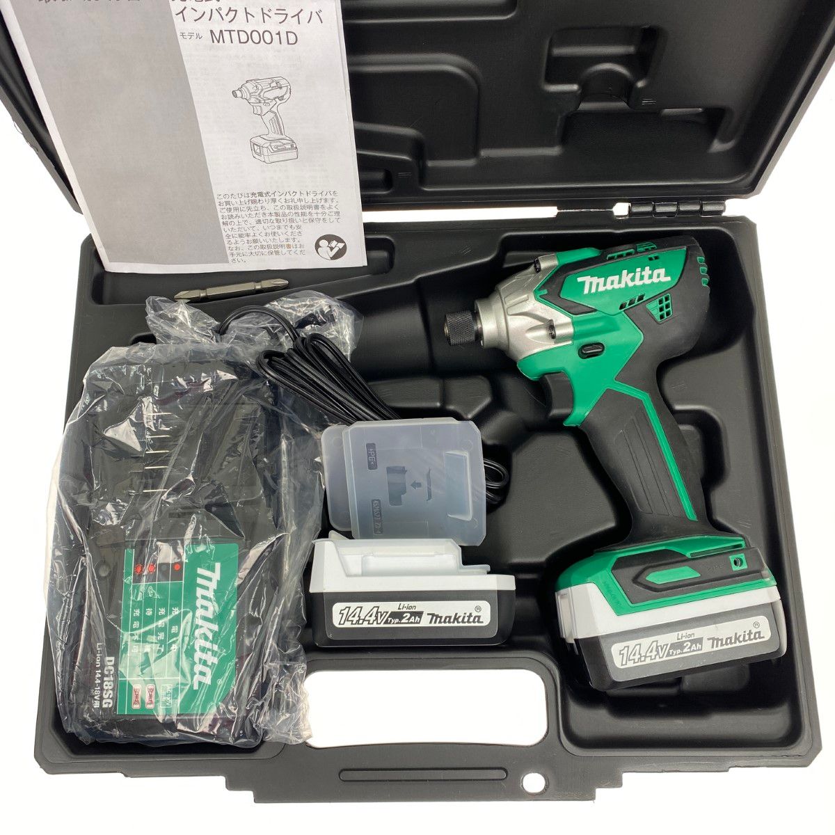 makita/マキタ 14.4V 充電式インパクトドライバ TD161DRGX (青) 中古美 