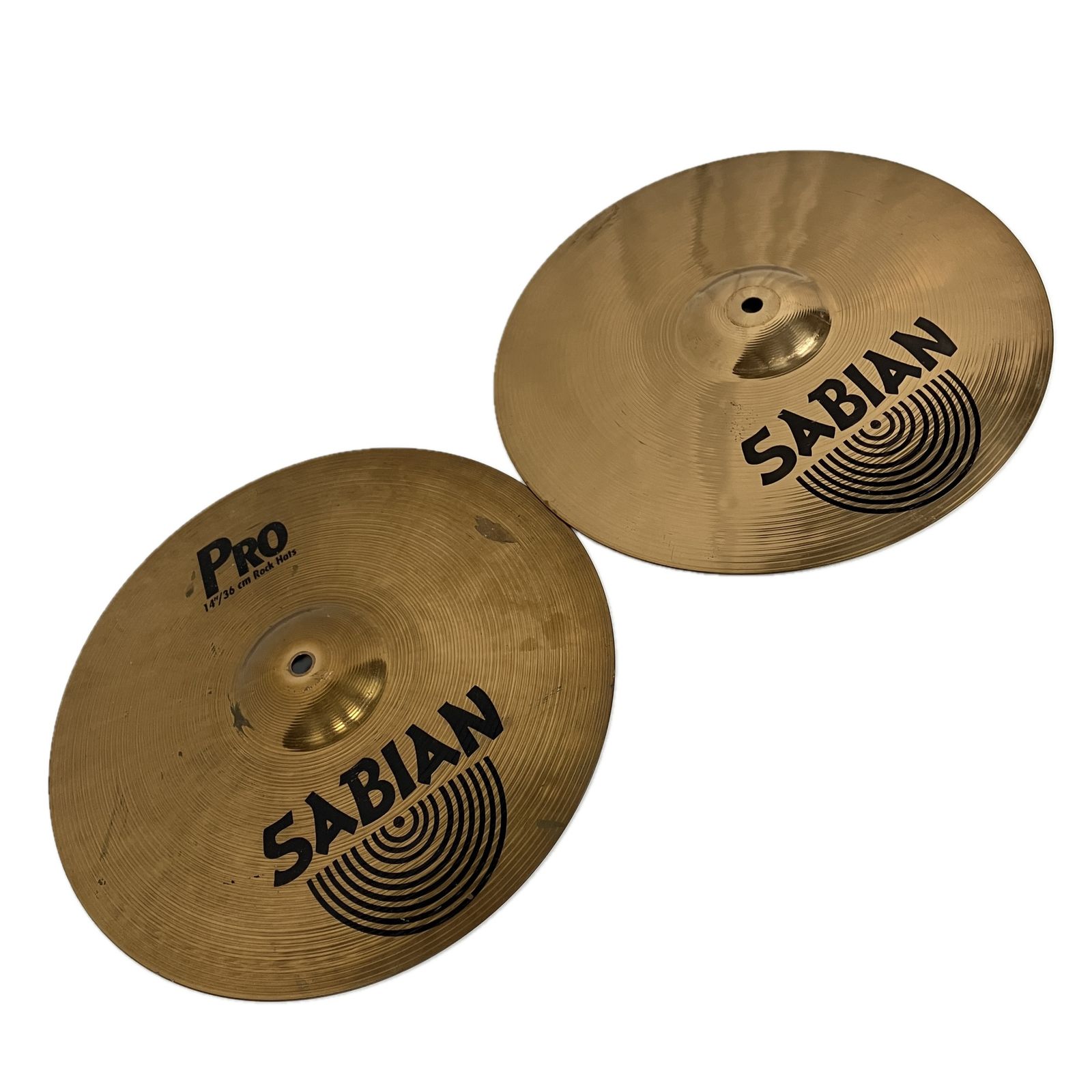 SABIAN PRO Rock Hats 14|36cm トップ ボトム ペア ハイハット シンバル 楽器 S10539562