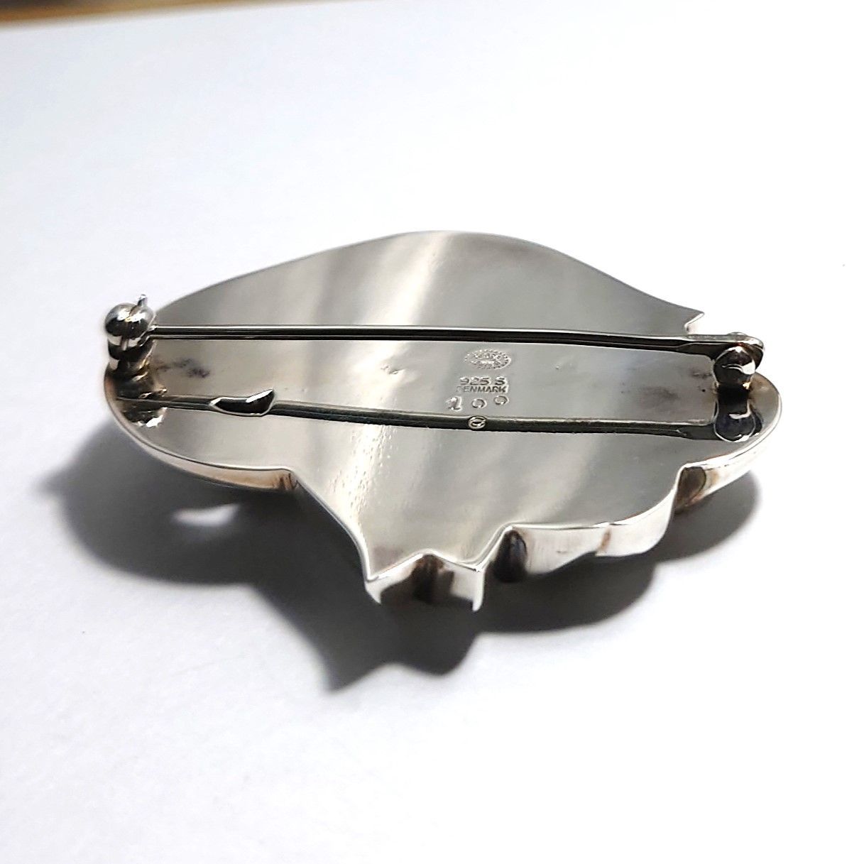 Georg Jensen ジョージジェンセン ブローチ 100C ムーンストーン 箱