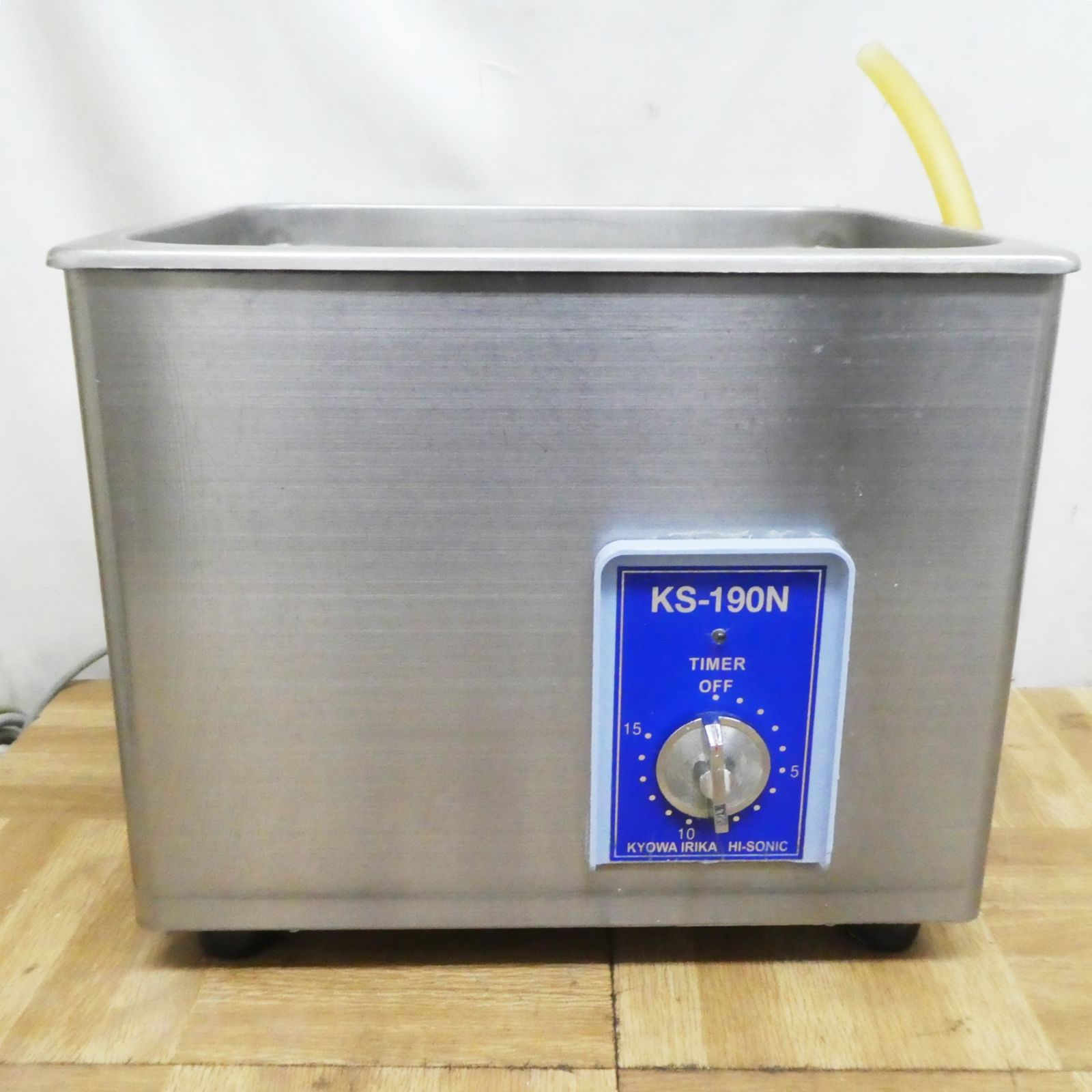 KS-190N 超音波洗浄機 洗浄液付き KS-190N 超音波洗浄器 1個 共和医