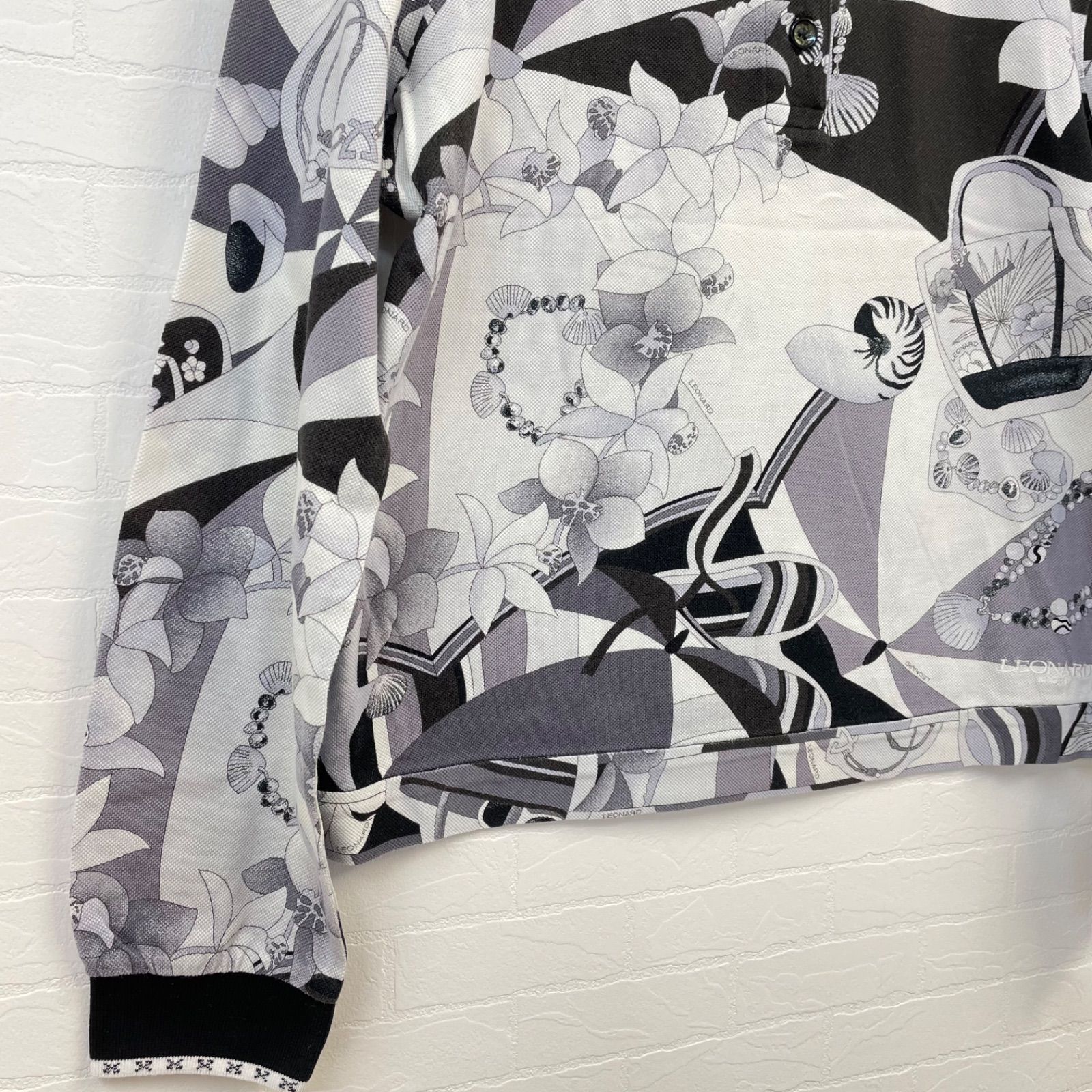 美品✨ LEONARD SPORT レオナールスポーツ ポロシャツ 長袖 42 e.s