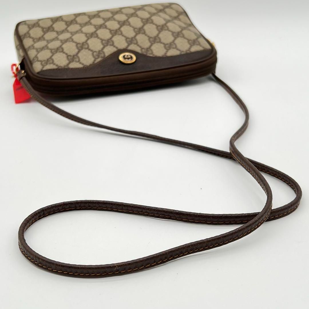 美品】OLD GUCCI ショルダーバッグ GG柄 ビンテージ 希少