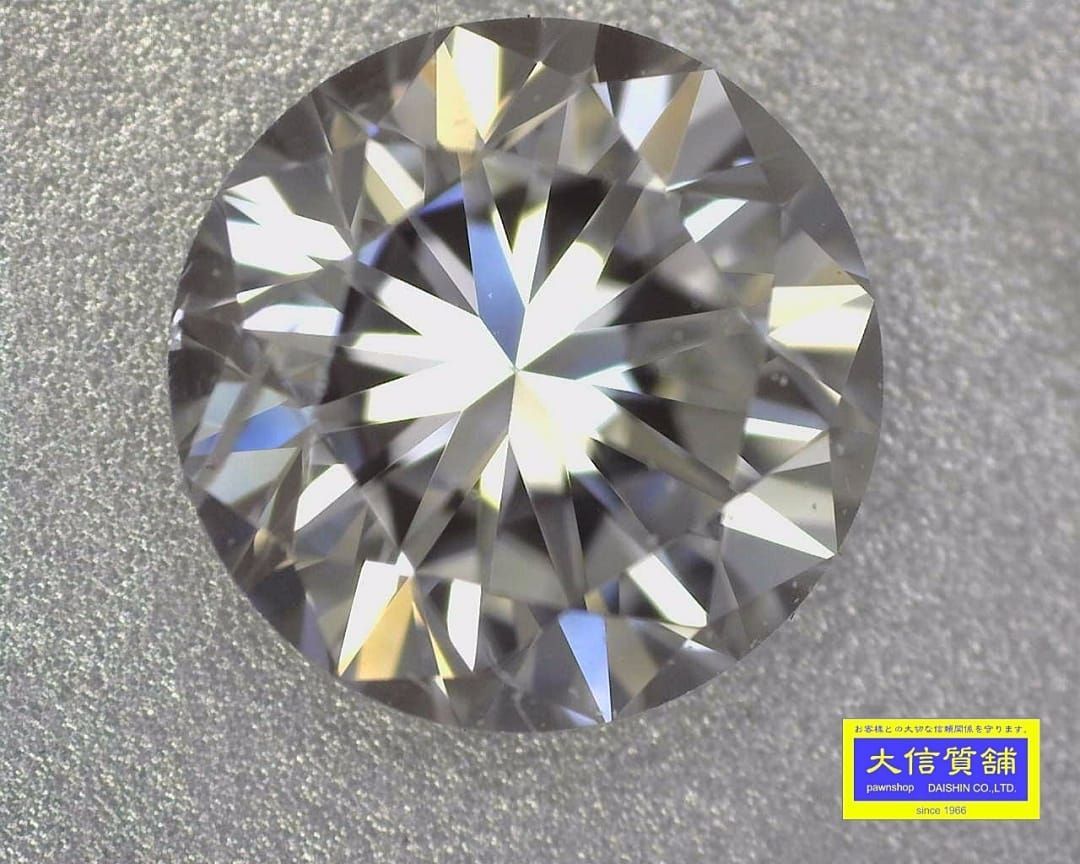 ダイヤモンドルース 0.302ct F SI-2クラリティ GOODカット 蛍光性NONE 品 C-9371 質屋