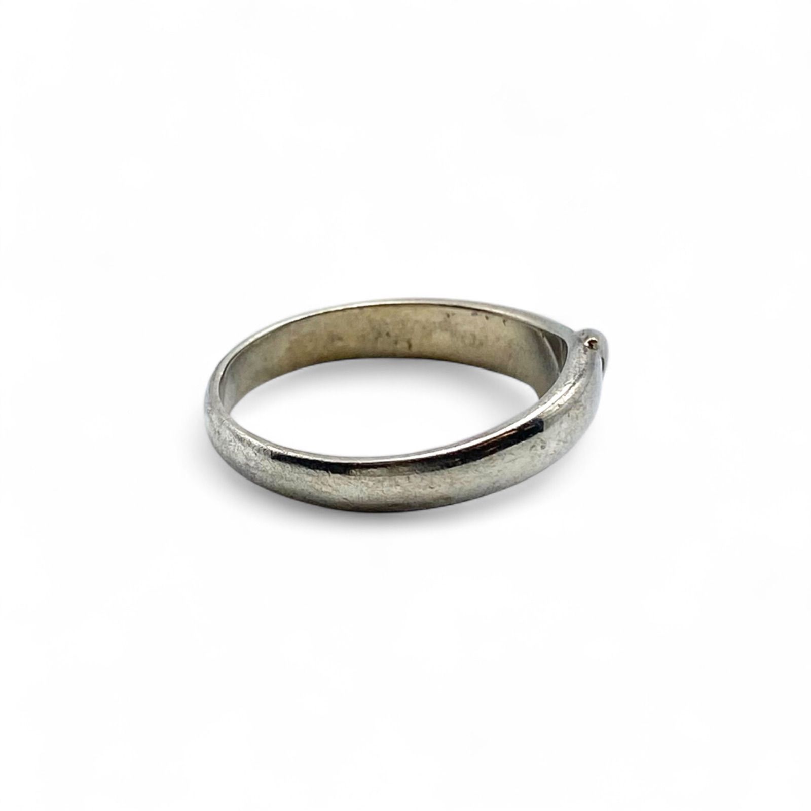 柔らかな曲線】K18 ゴールド 金 Silver 刻印 00s Vintage Design Ring