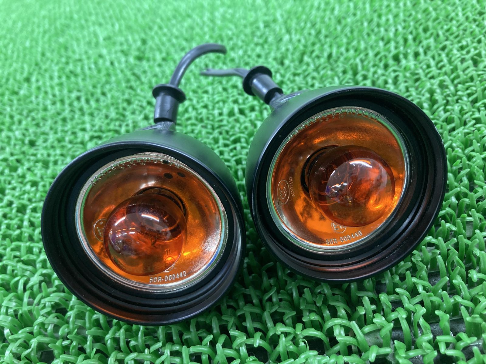 FXSB フロントウインカーベース 左右 ハーレー 純正 中古 バイク 部品