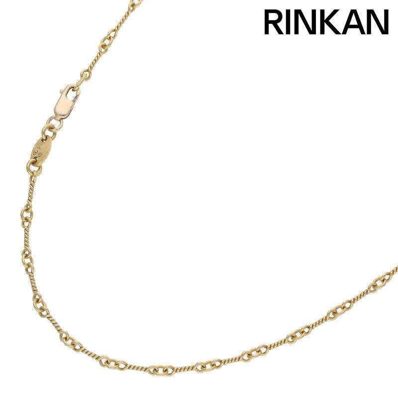 クロムハーツ 22K NECKCHAIN T18/ツイストチェーン18inch ゴールド