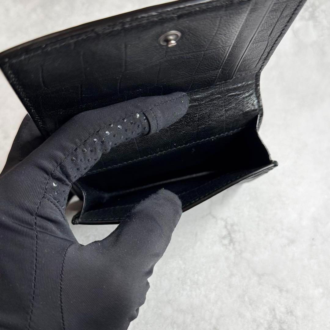 SAINT LAURENT サンローラン / カサンドラクロコカードホルダー YSL SAINT LAURENT サンローラン / カサンドラクロコカード