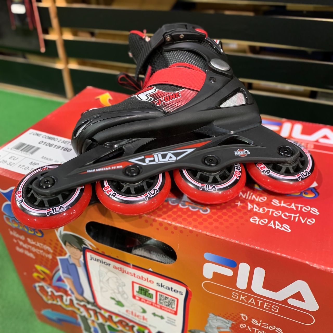 湘南藤沢店 店頭在庫】FILA J-ONE COMBO SET Jr用インライン