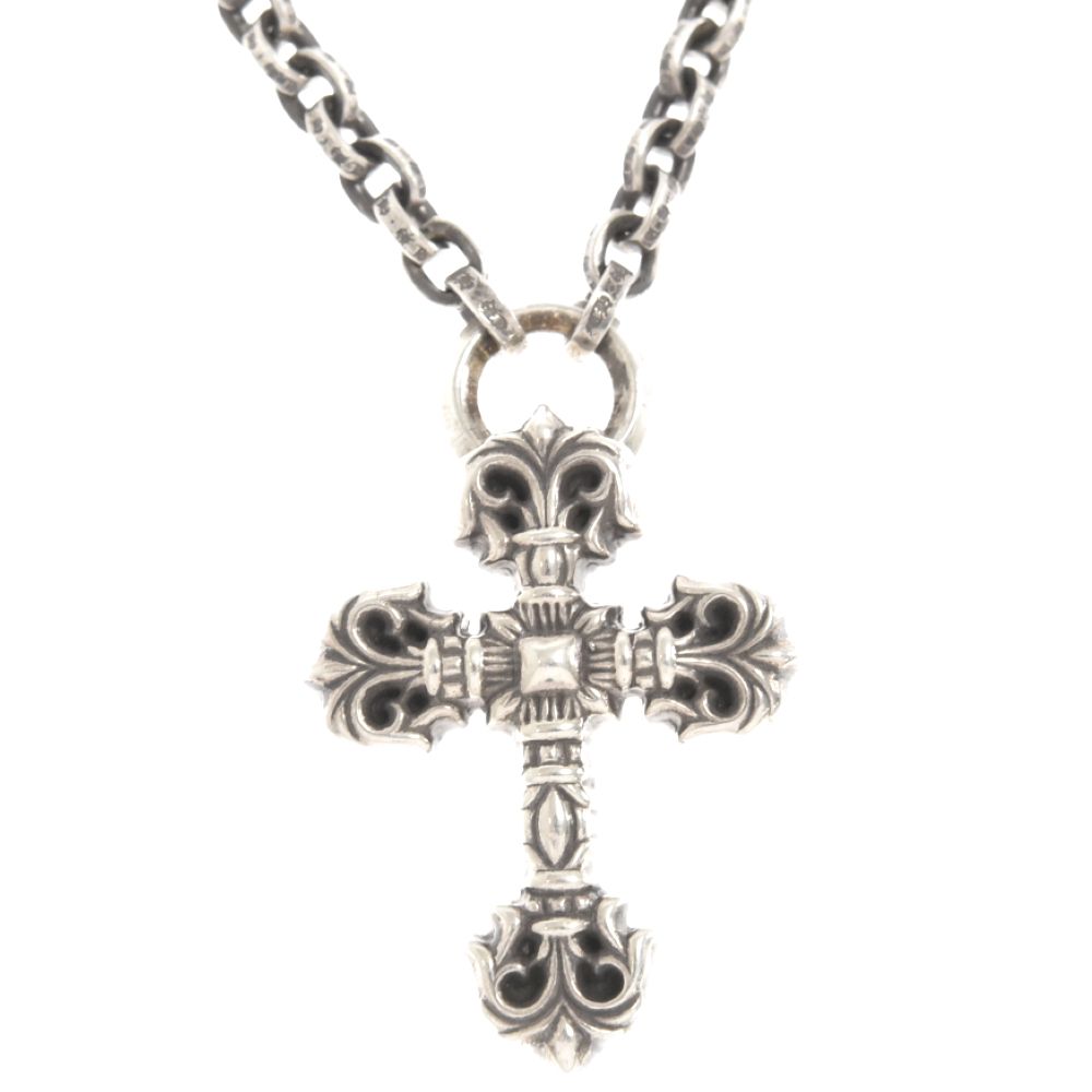 CHROME HEARTS (クロムハーツ) FILIG CROSS XS / W PAPER CHAIN