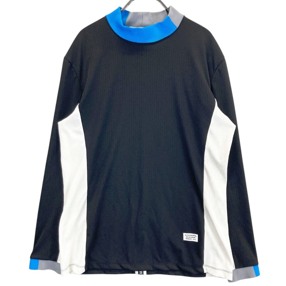 サイズ XL DECEMBERMAY ディセンバーメイ ハイネック 長袖Tシャツ ブラック系 240101463137 ゴルフウェア メンズ ストスト