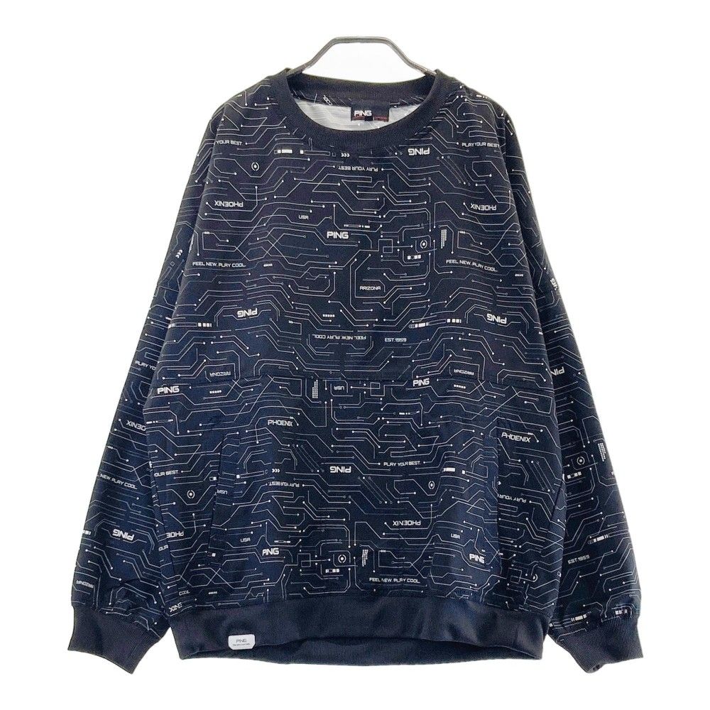 サイズ：L PING ピン 2024年モデル ベスト付 ツインブルゾン 総柄