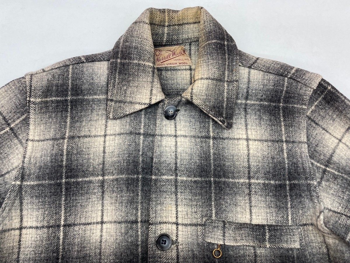 ヴィンテージ vintage 50's 50年代 Merrill Woolens オンブレ チェック